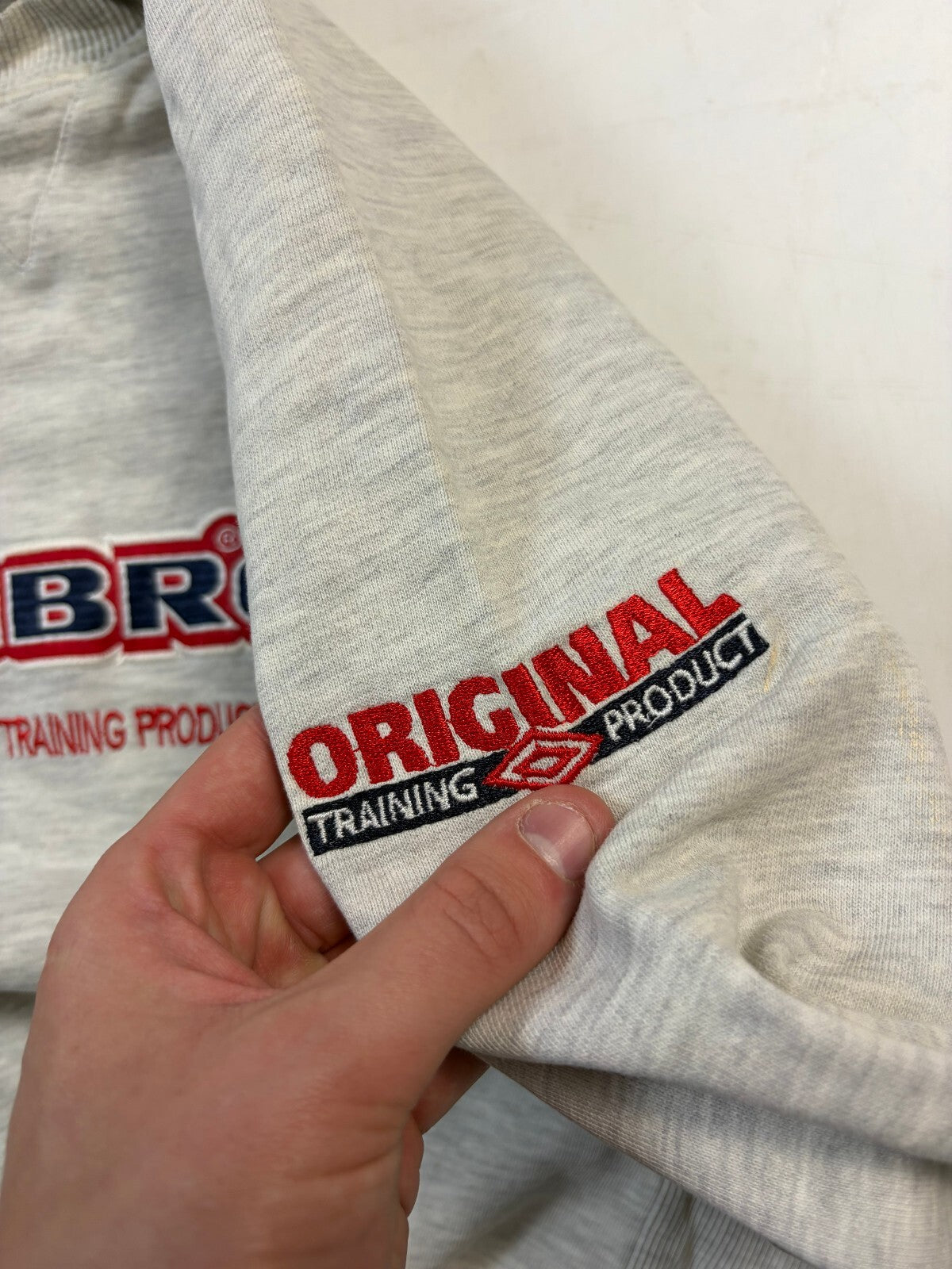 Vintage 90s Umbro spell out sweatshirt (S)