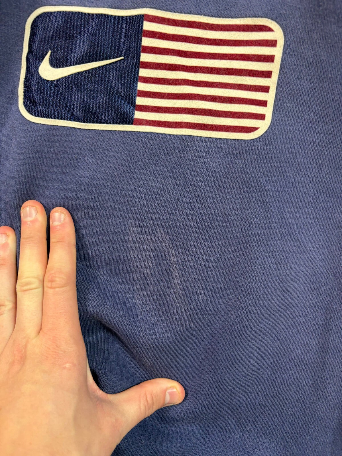 Vintage Nike USA centre logo sweatshirt (M)