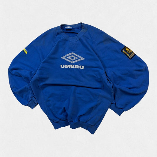 Vintage 90s Umbro pro training centre logo sweatshirt (L)