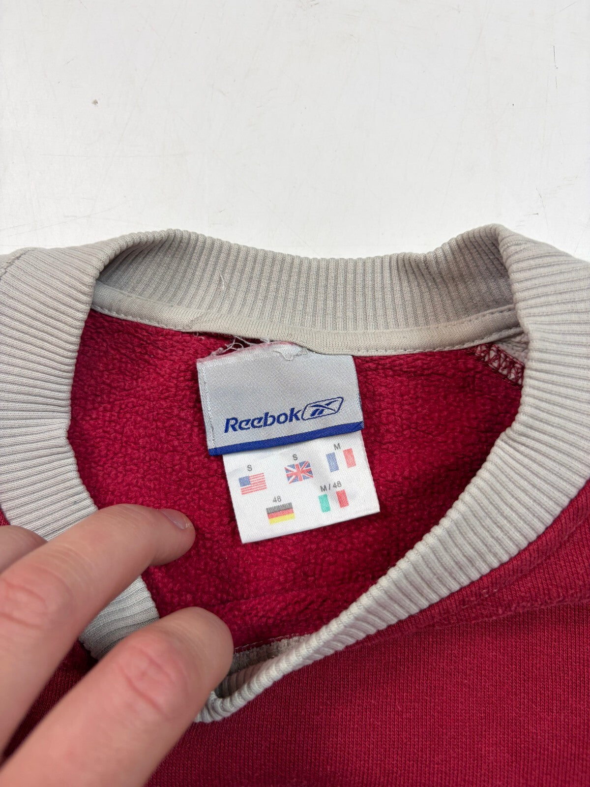 Vintage Reebok centre logo sweatshirt (S)
