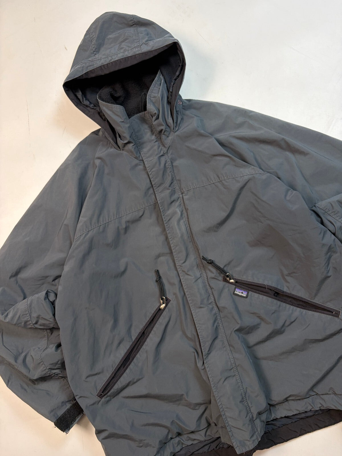 Vintage 90s Patagonia fleece lined waterproof jacket (M)