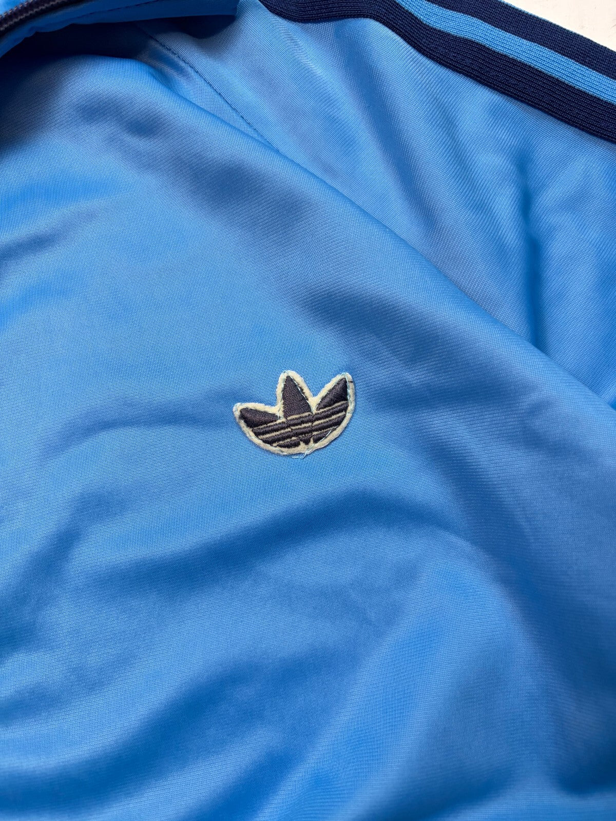 Vintage 70s adidas originals side stripe track top (M)