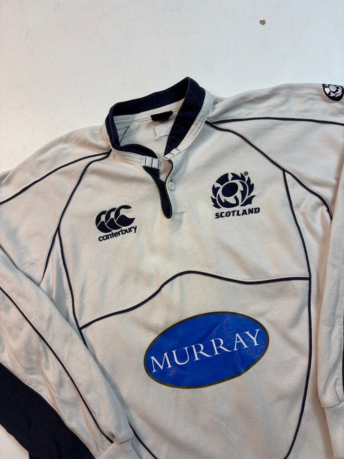 Vintage Scotland 2007/08 Canterbury away rugby shirt (L)