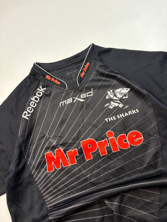 Natal Sharks 2011/12 Reebok rugby union shirt (L)