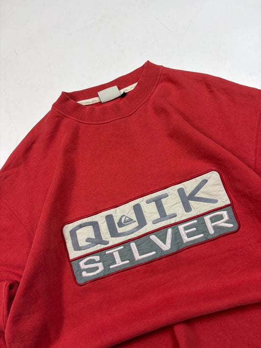 Vintage Y2K Quiksilver centre logo sweatshirt (M)