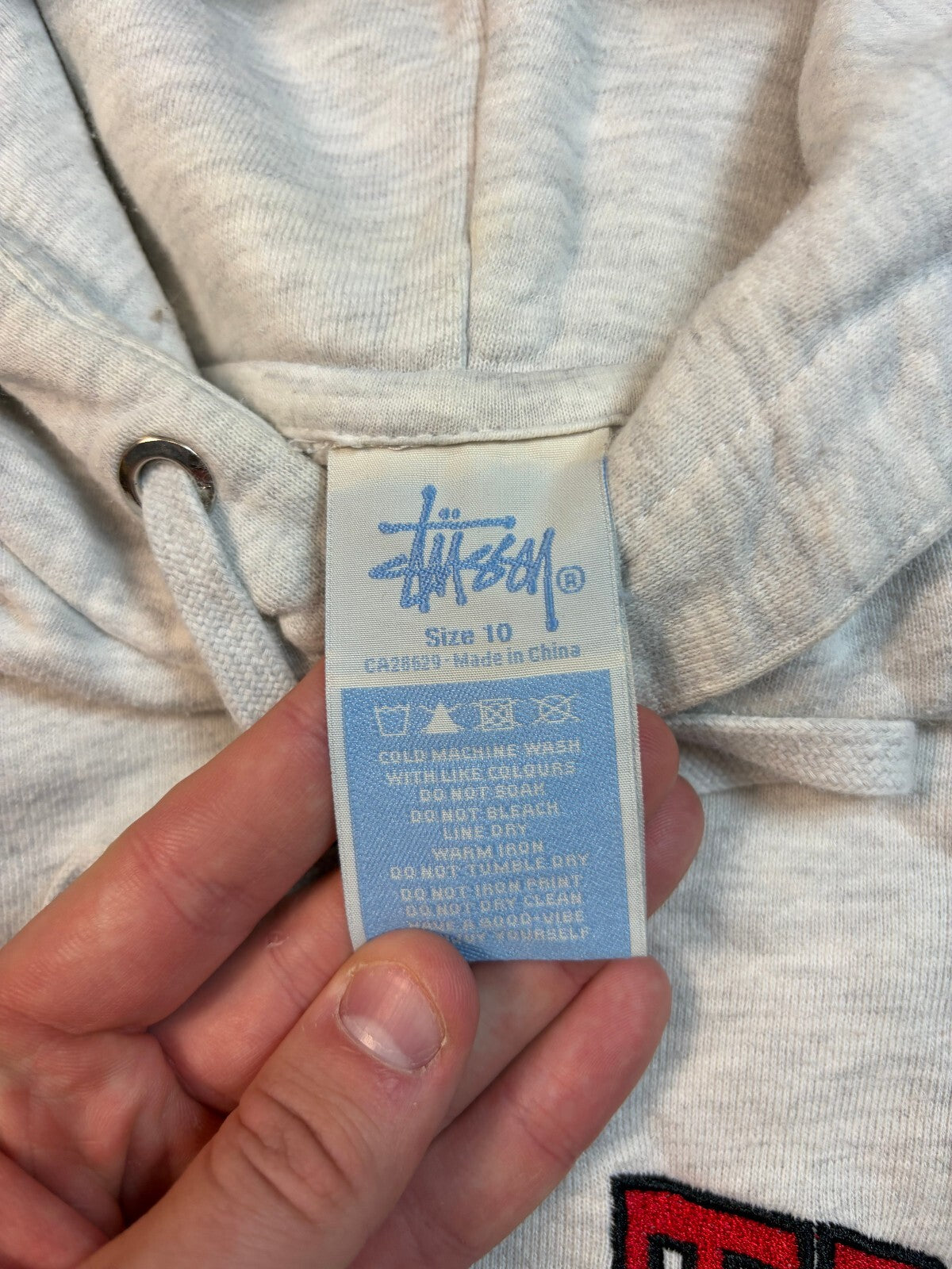 Stussy tribe spell out hoodie (10)