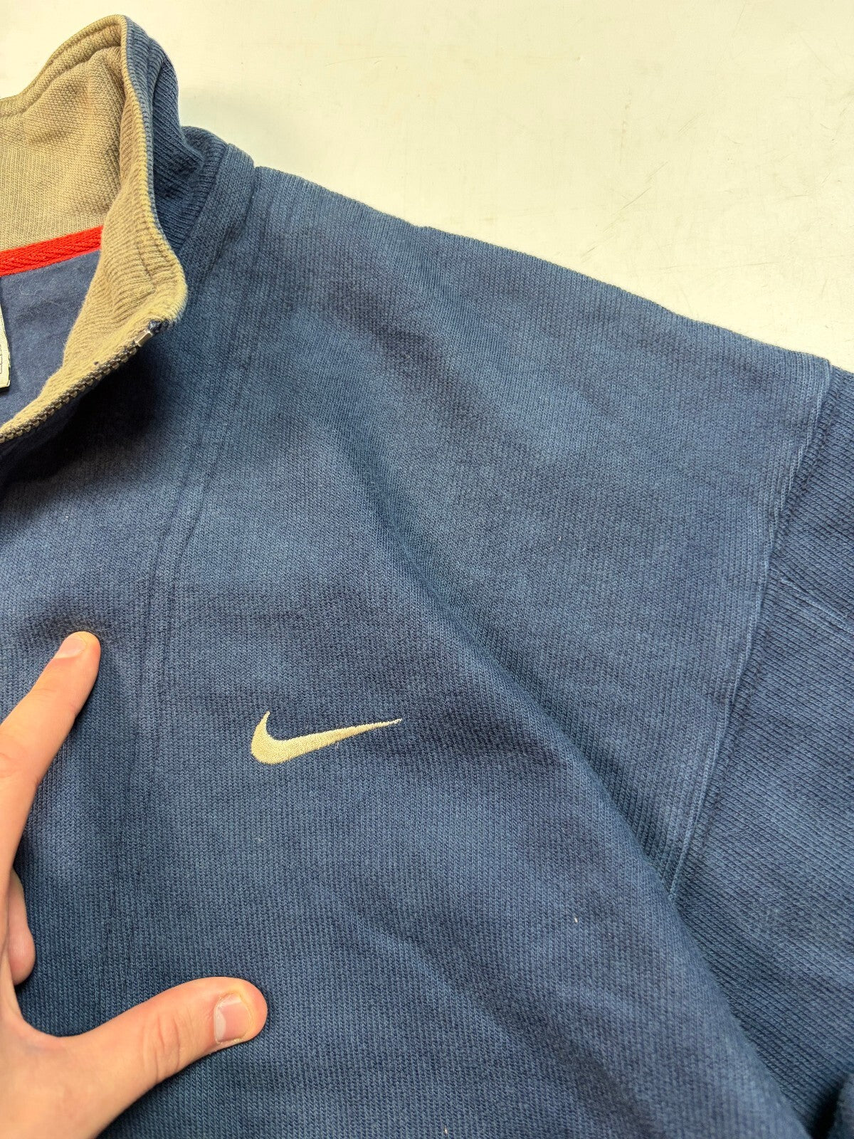 Vintage 90s Nike quarter zip sweatshirt (L)