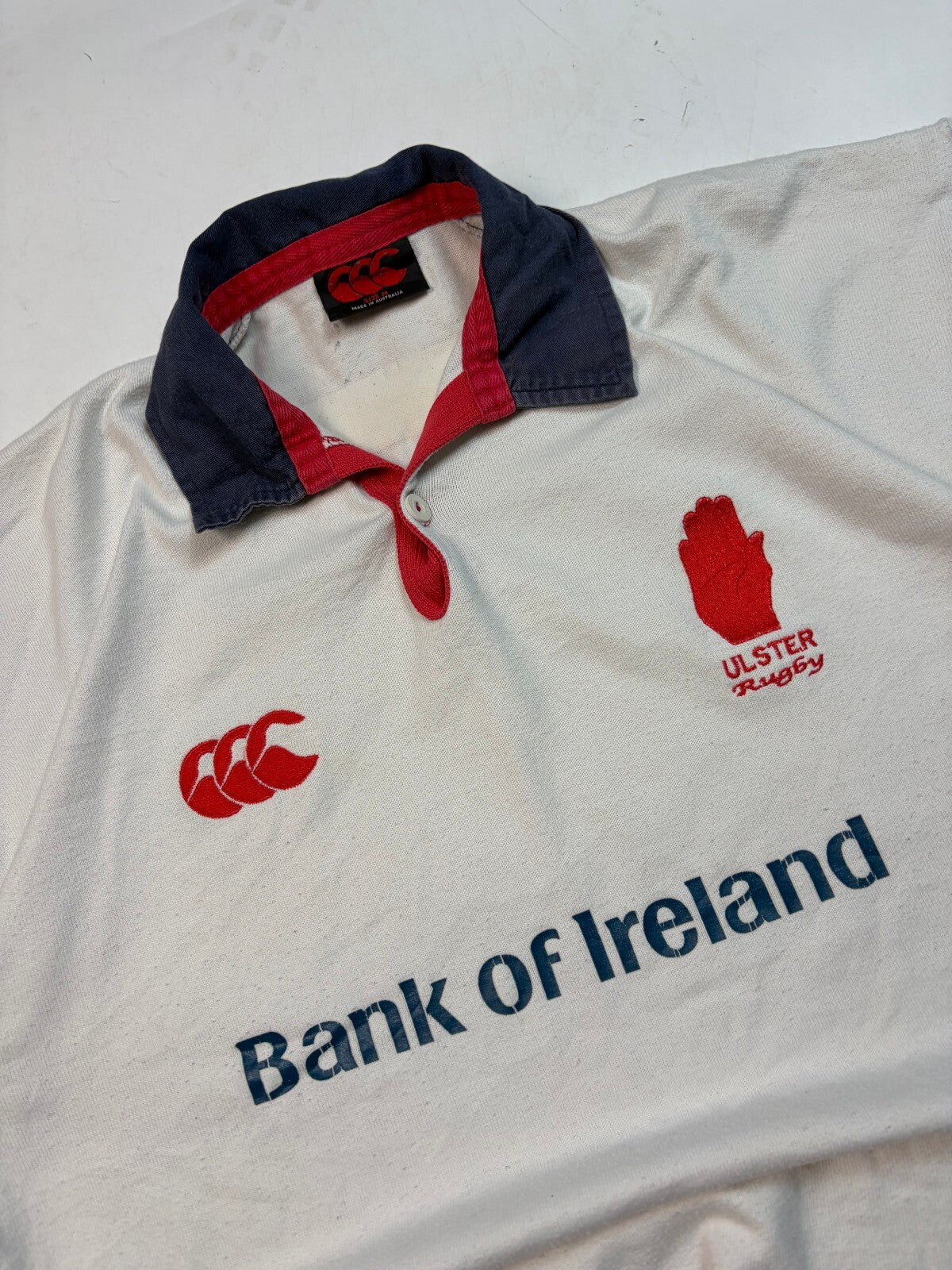 Vintage Ulster 2002/03 Canterbury home rugby shirt (M)