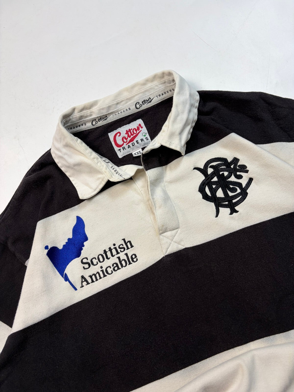 Vintage Barbarians 2000/01 Cotton Traders rugby shirt (XXL)