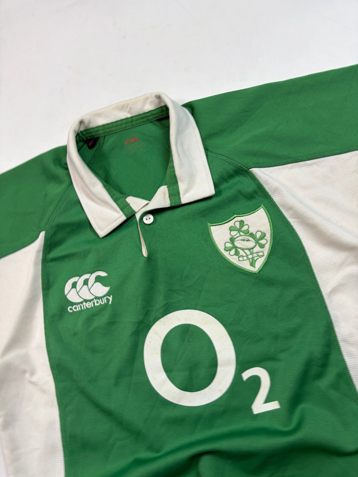 Vintage Ireland 2006/07 Canterbury pro rugby union shirt (M)