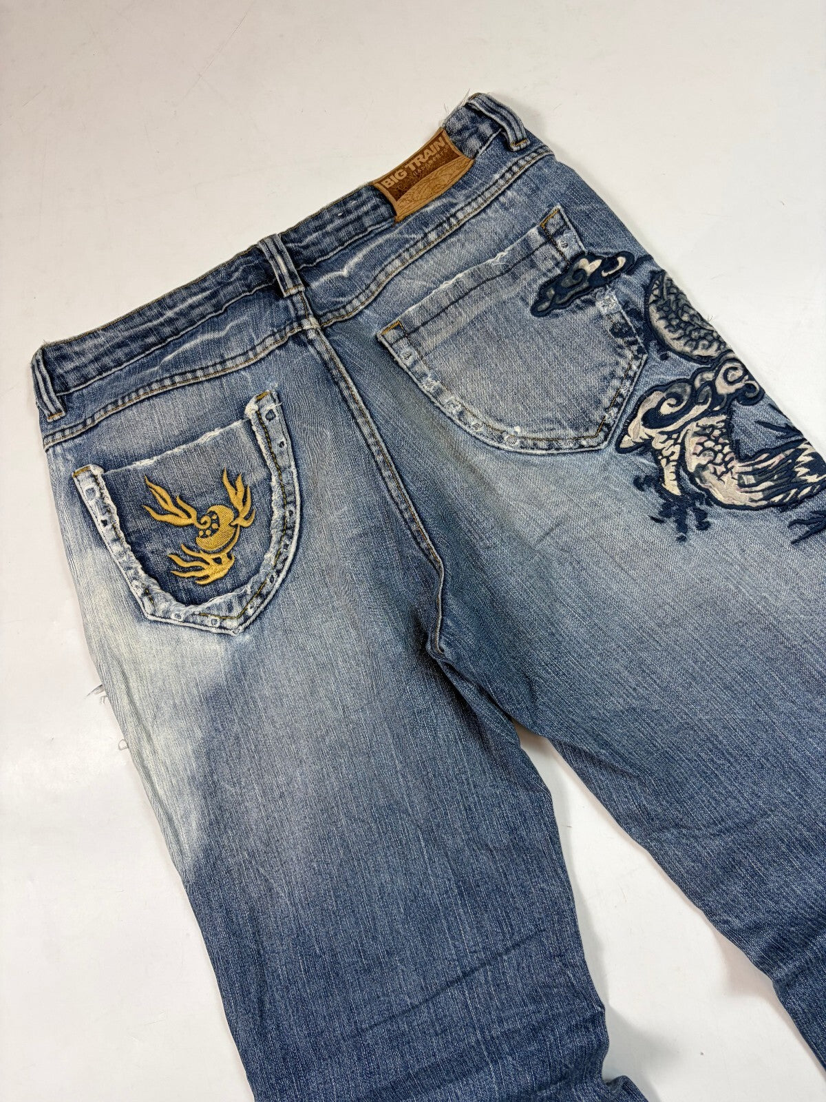 Vintage Y2K Big Train Japanese hip hop jeans (W34)