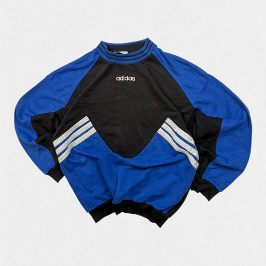 Vintage 90s adidas originals colour block sweatshirt (L)