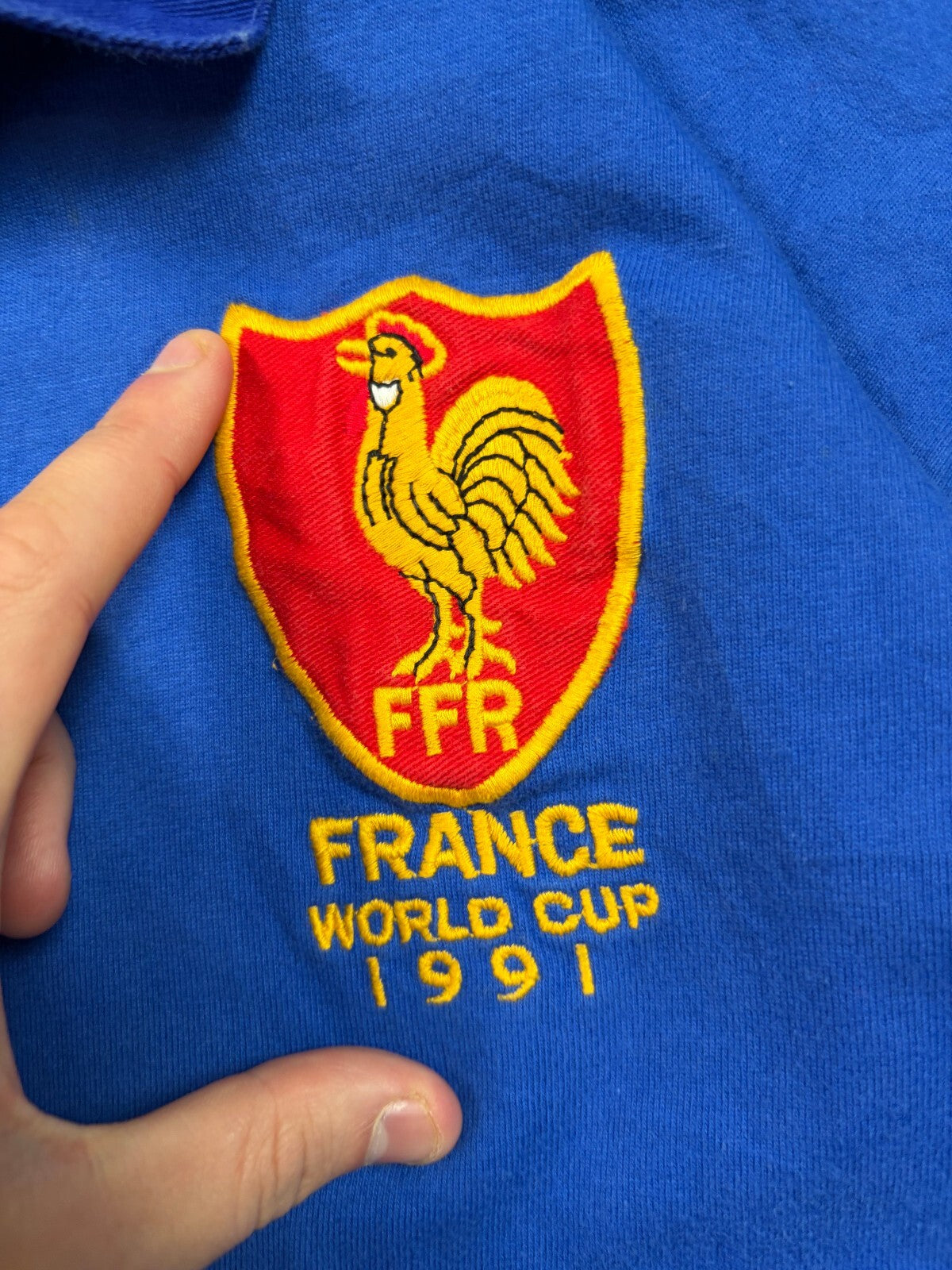 Vintage France 1991 world cup Umbro rugby shirt (S)