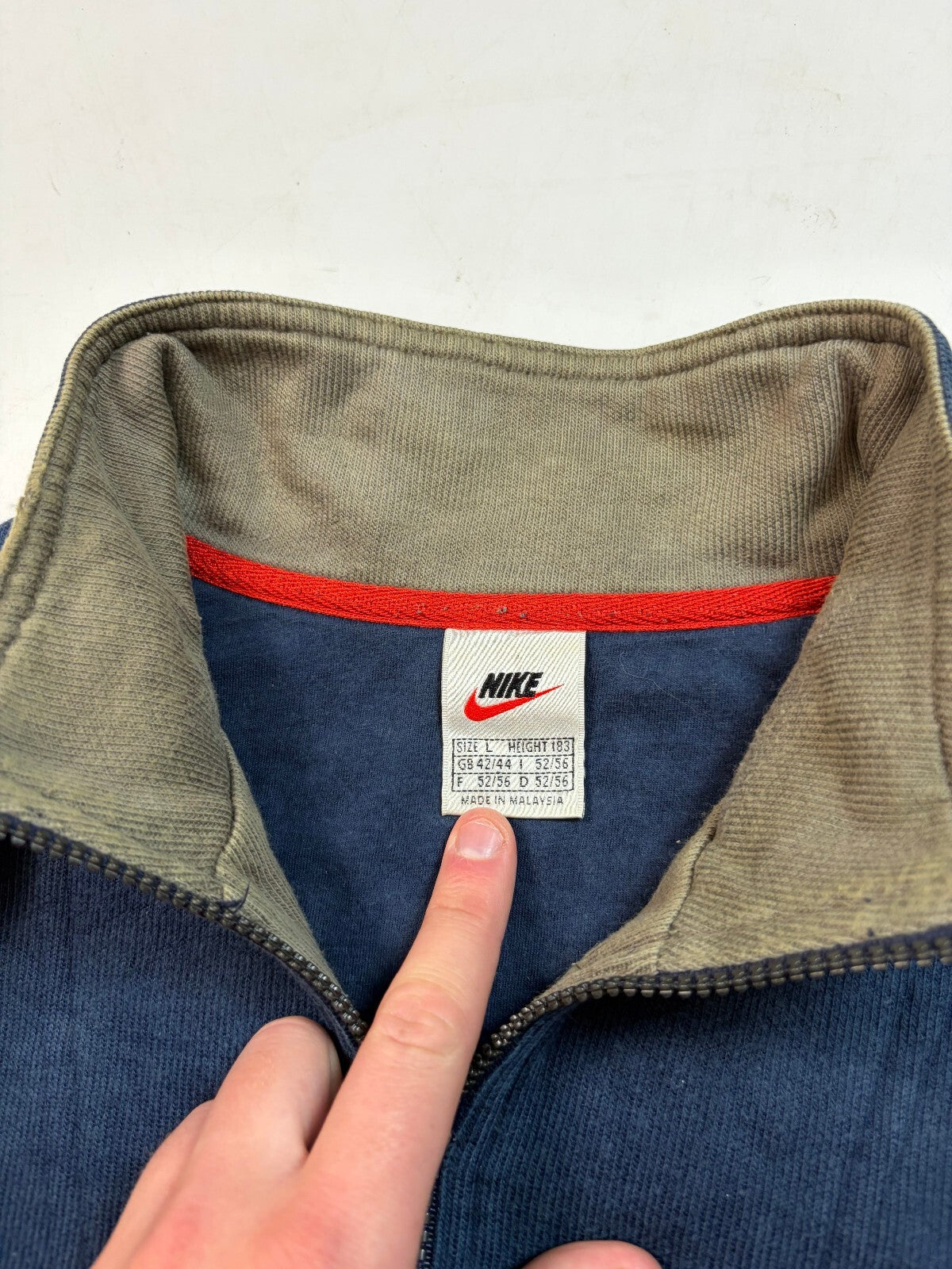 Vintage 90s Nike quarter zip sweatshirt (L)