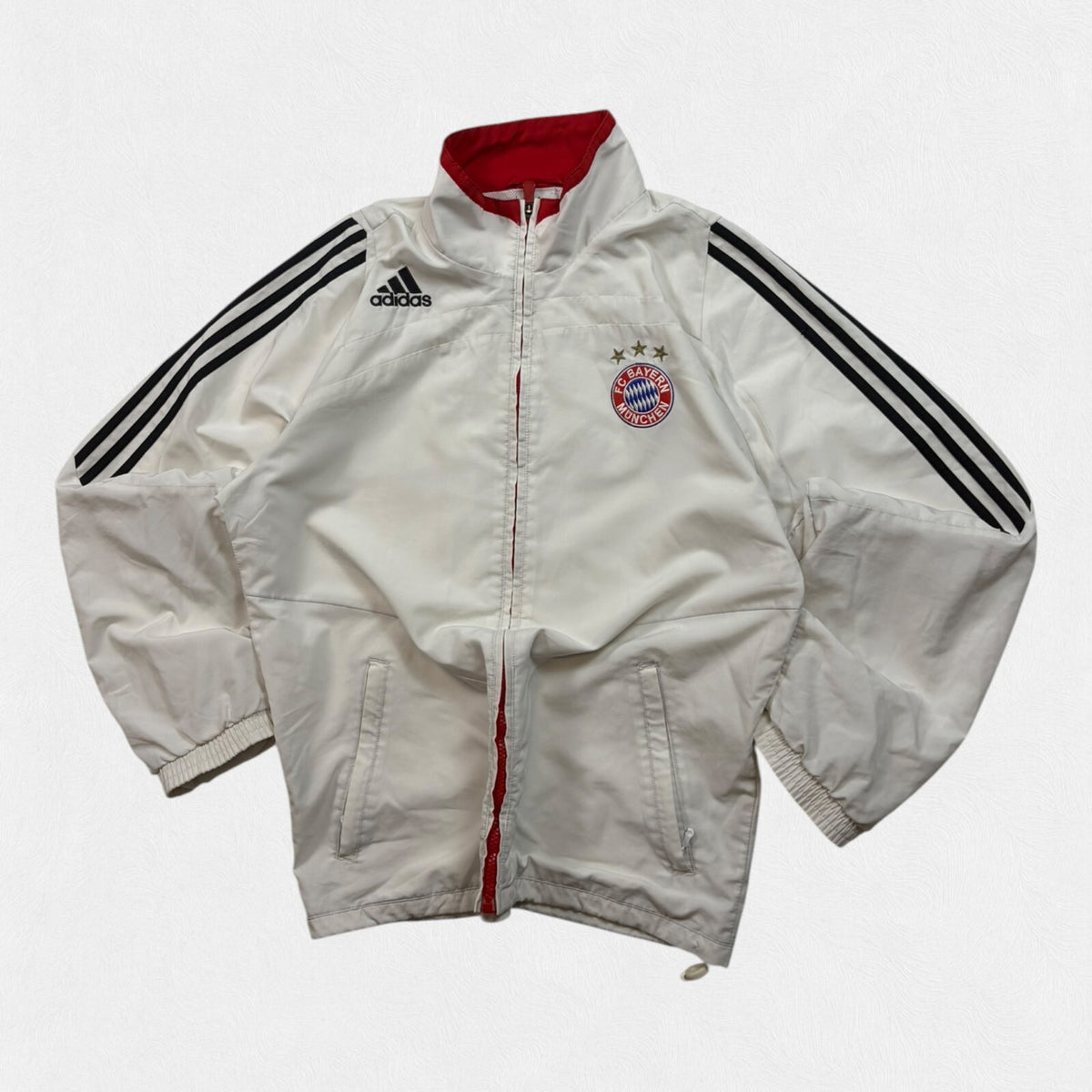 Vintage Bayern Munich 2007/08 Adidas football track jacket (M)