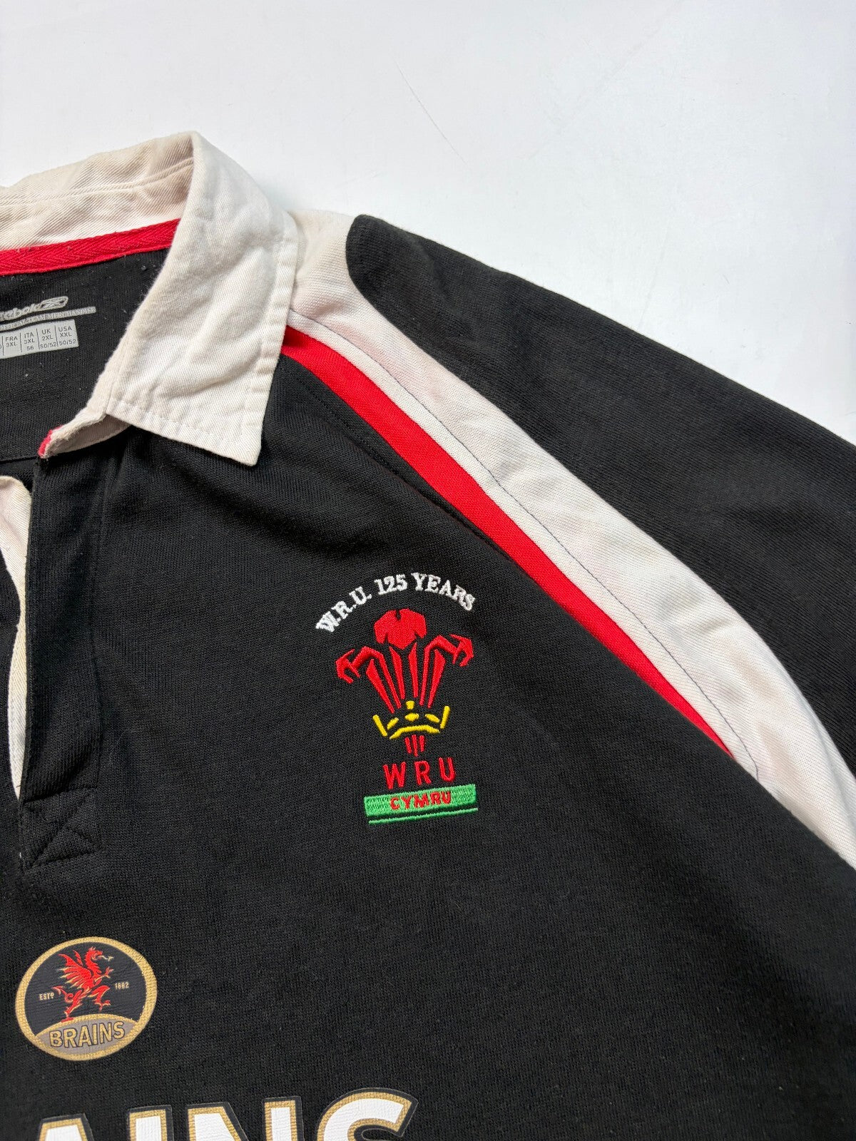 Vintage Wales 2005/06 Reebok anniversary rugby shirt (XXL)
