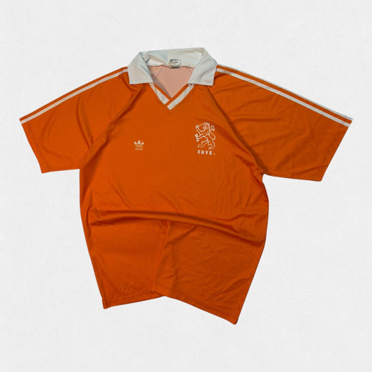 Vintage Netherlands 1990-92 Adidas home football shirt (L)