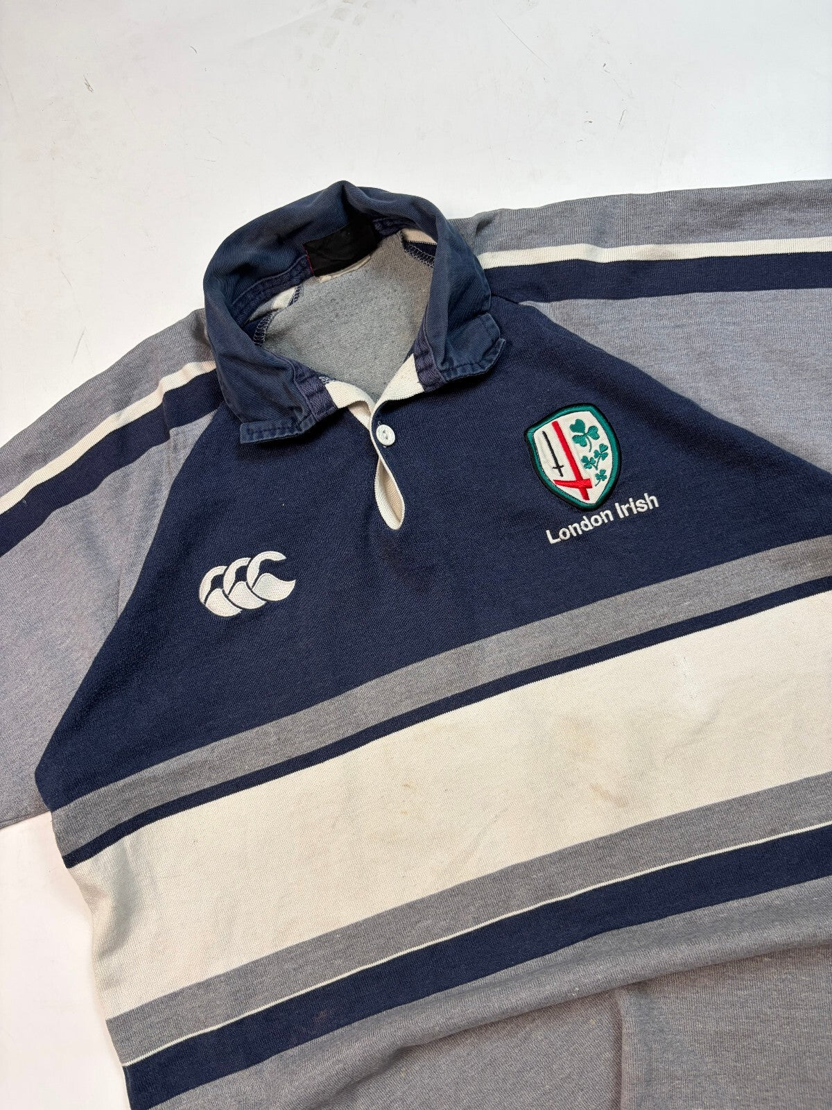 Vintage London Irish 2004/05 Canterbury training rugby shirt (L)