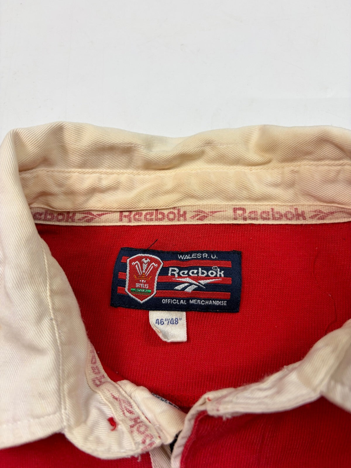 Vintage Wales 1996-98 Reebok rugby union shirt (XL)