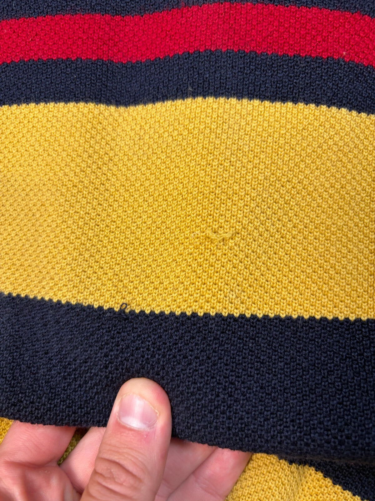 Vintage 90s Paul & Shark striped knit sweater (3XL)