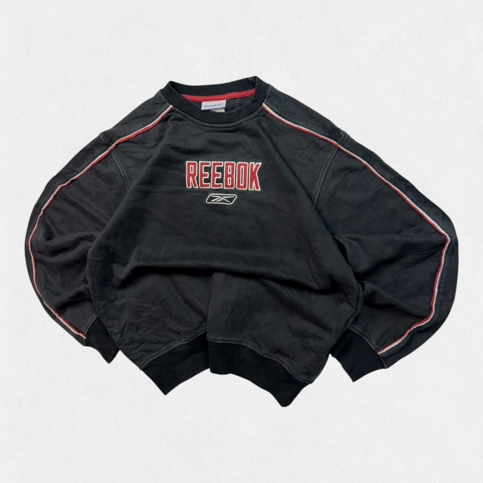 Vintage Y2K Reebok spell out sweatshirt (XS)