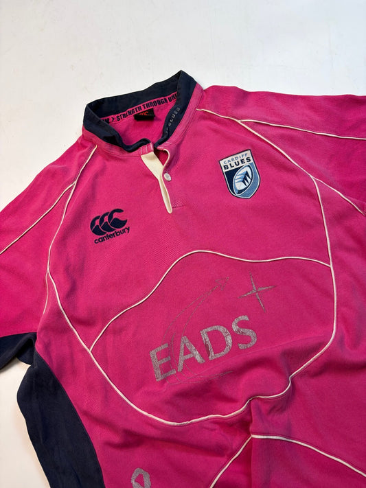 Vintage Cardiff Blues 2008/09 Canterbury away rugby shirt (3XL)