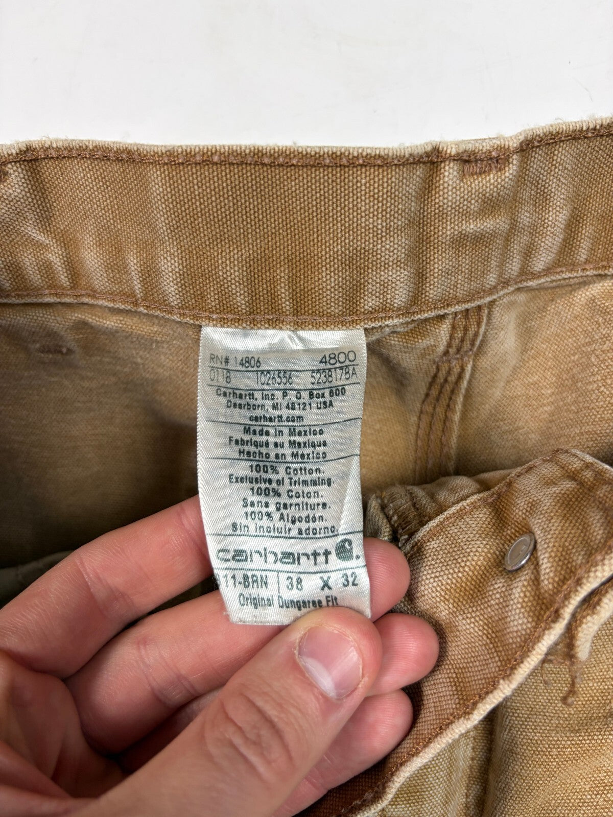 Carhartt wide leg baggy carpenter pants (W38)