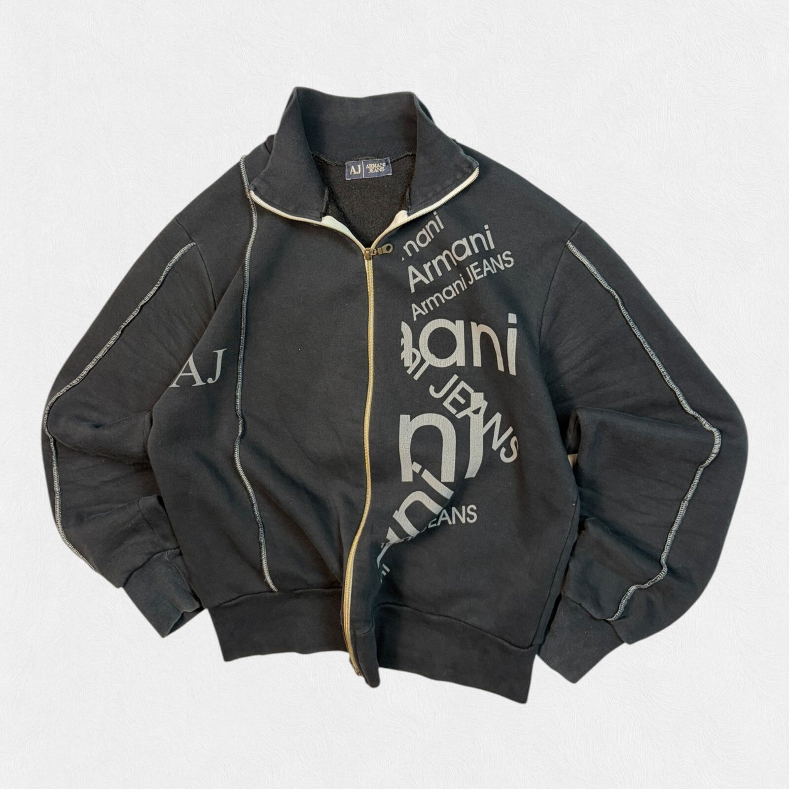 Vintage Y2K Armani Jeans track top (M)