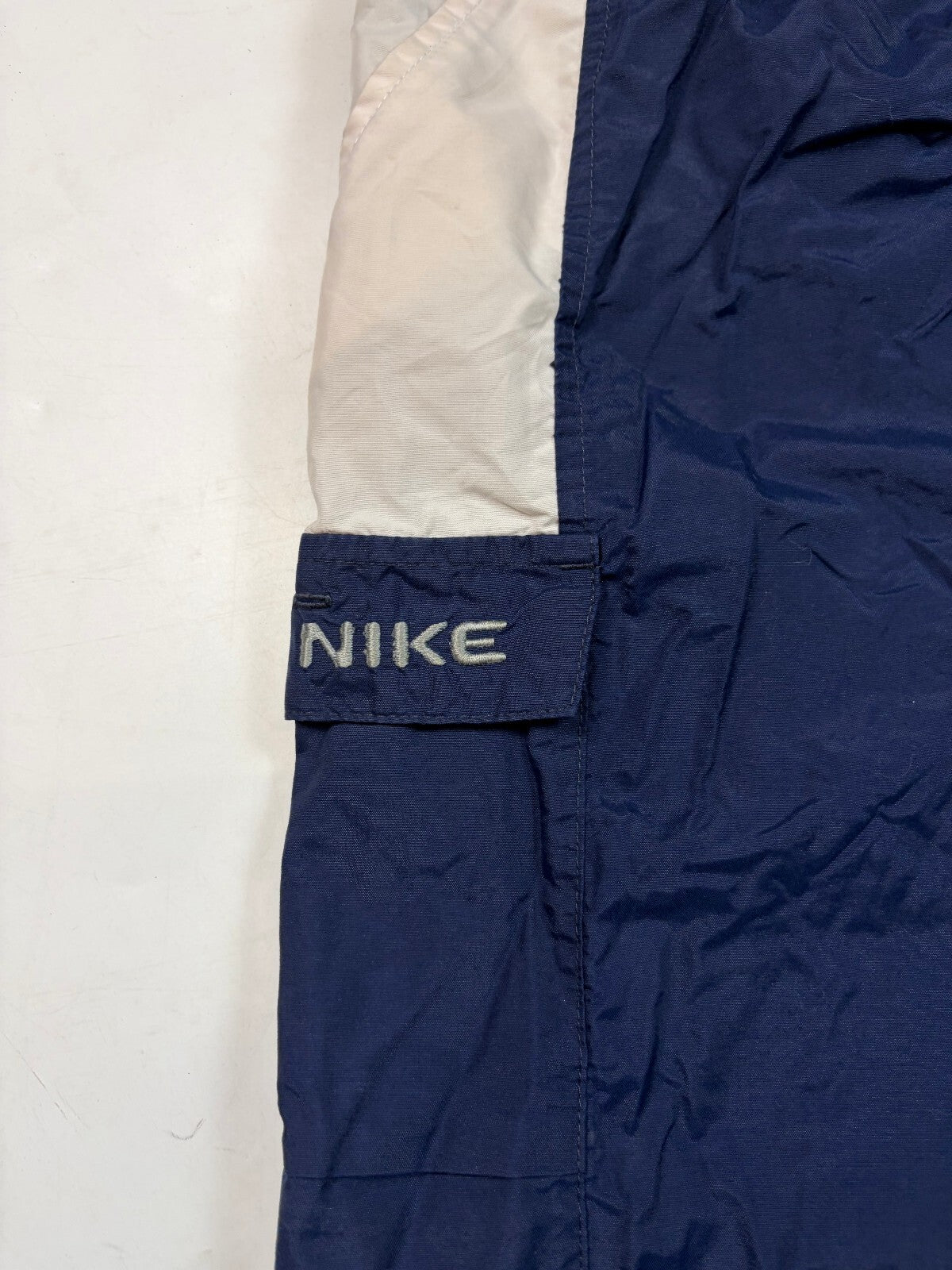 Vintage Y2K Nike side stripe baggy track pants (XL)