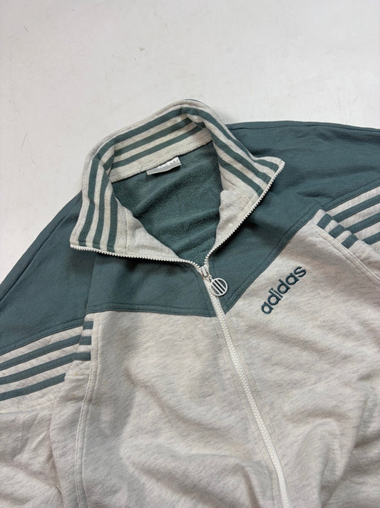 Vintage 90s adidas originals abstract track top (L)