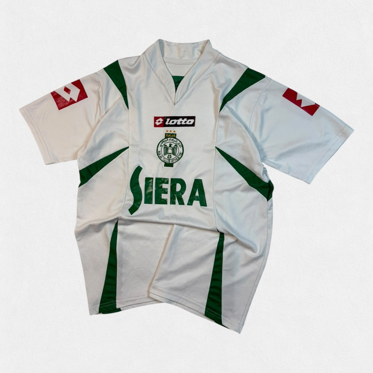 Vintage Raja Club athletic 2009/10 Lotto football shirt (M)