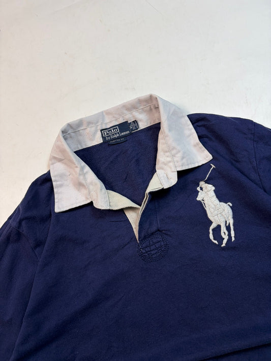 Vintage Ralph Lauren big pony rugby polo shirt (XL)