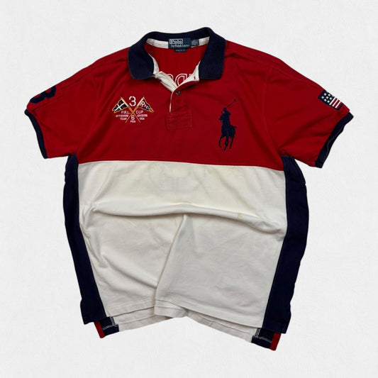 Vintage Ralph Lauren USA big pony polo shirt (XXL)