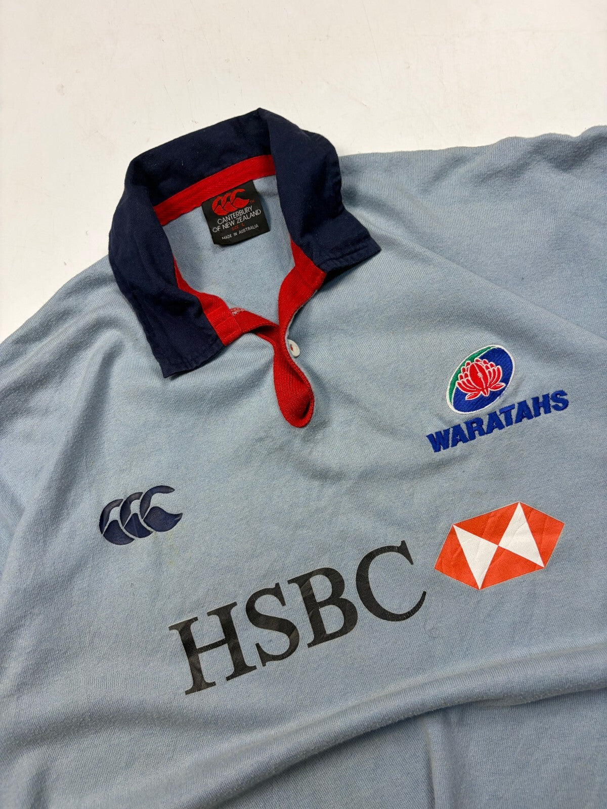 Vintage Waratahs 2002/03 NSW Canterbury rugby shirt (L)