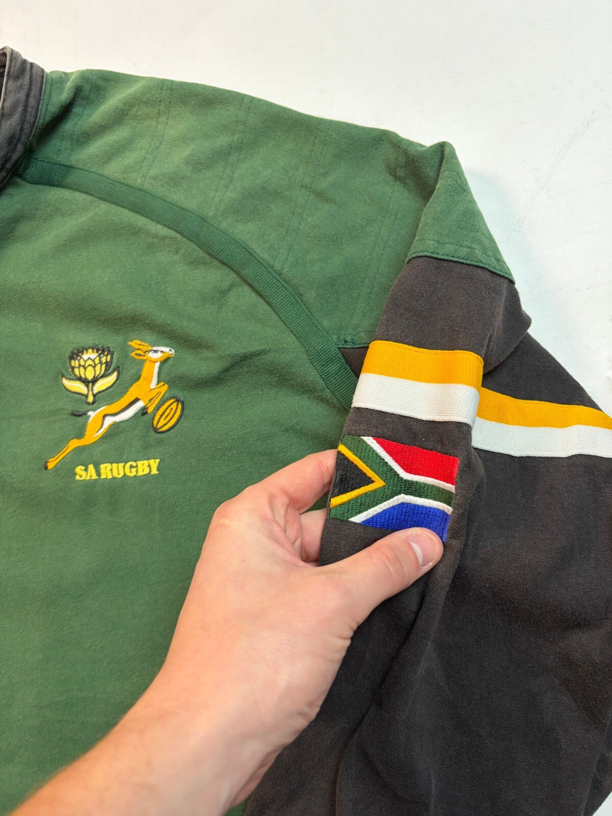 Vintage South Africa 1997-99 Nike training rugby shirt (3XL)
