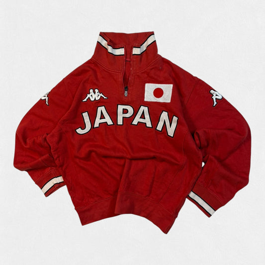 Vintage Kappa Japan quarter zip sweatshirt (M)