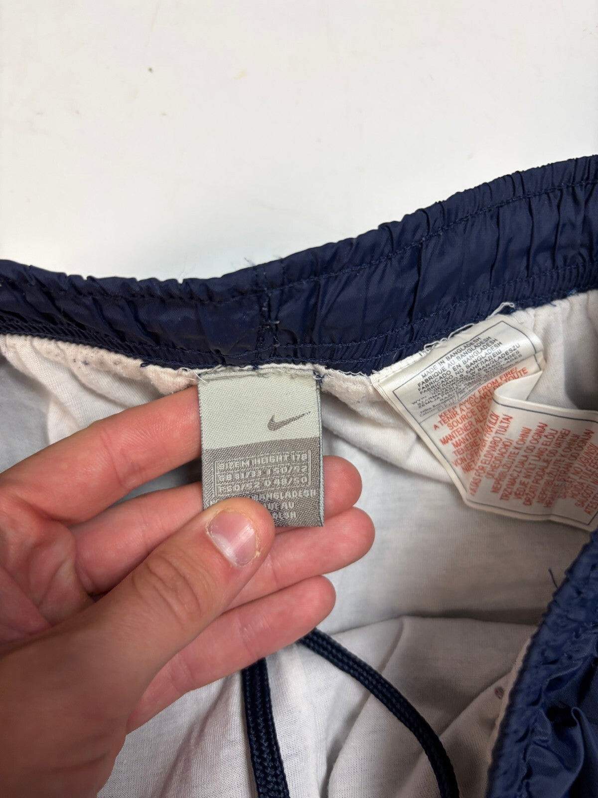 Vintage Y2K Nike side stripe baggy track pants (M)