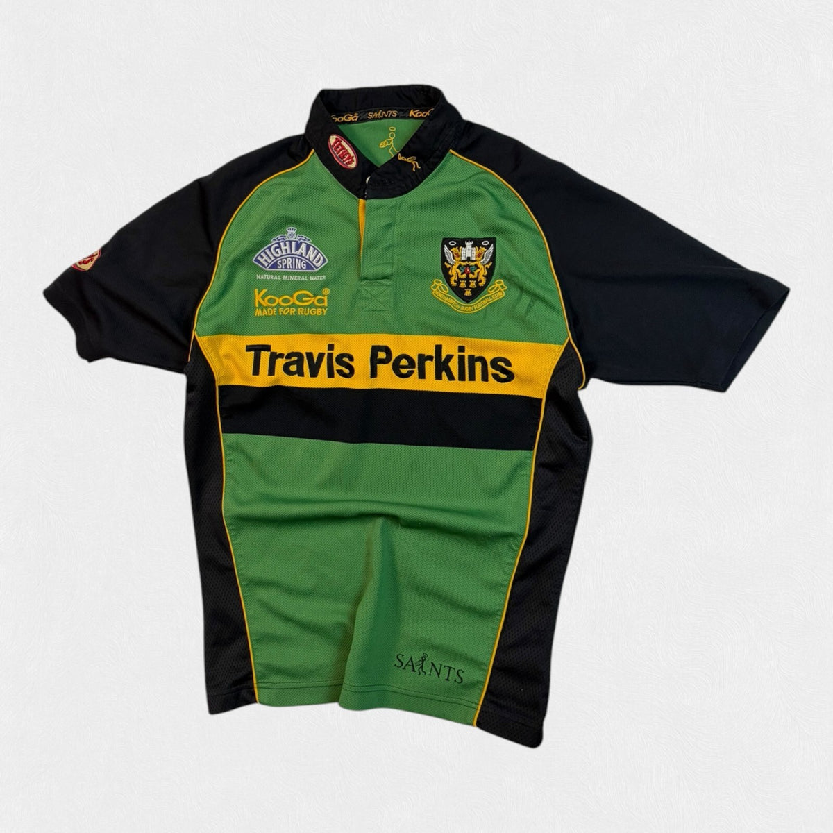 Vintage Northampton Saints 2004/05 Kooga rugby shirt (S)