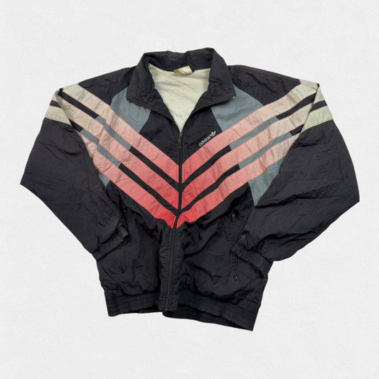 Vintage 90s adidas originals colour block track jacket (L)