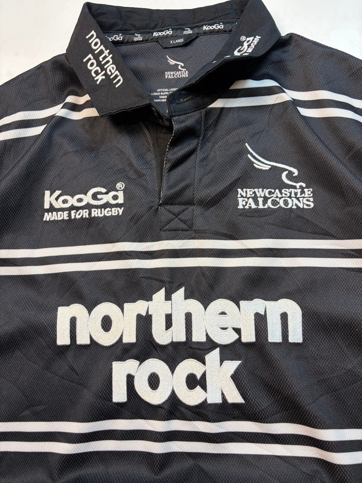 Vintage Newcastle Falcons 2006/07 Kooga rugby shirt (XL)