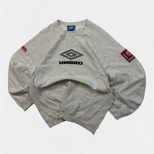 Vintage 90s Umbro pro training centre logo sweatshirt (XL)