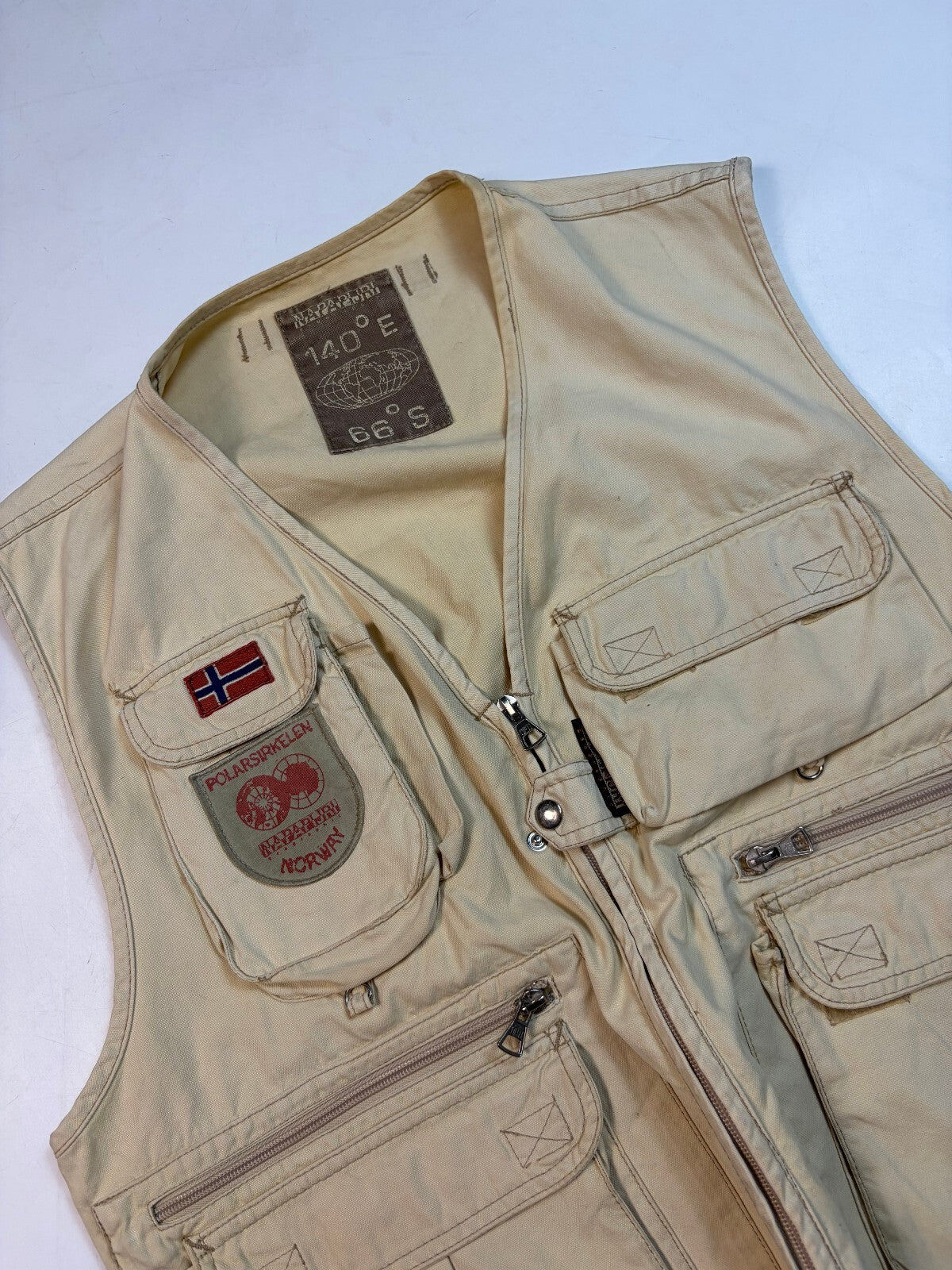 Vintage Napapijri tactical fishing vest jacket (L)