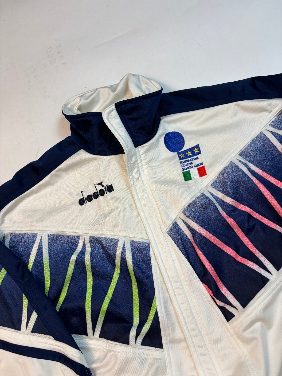 Vintage Italy 1993/94 Diadora football track jacket (L)