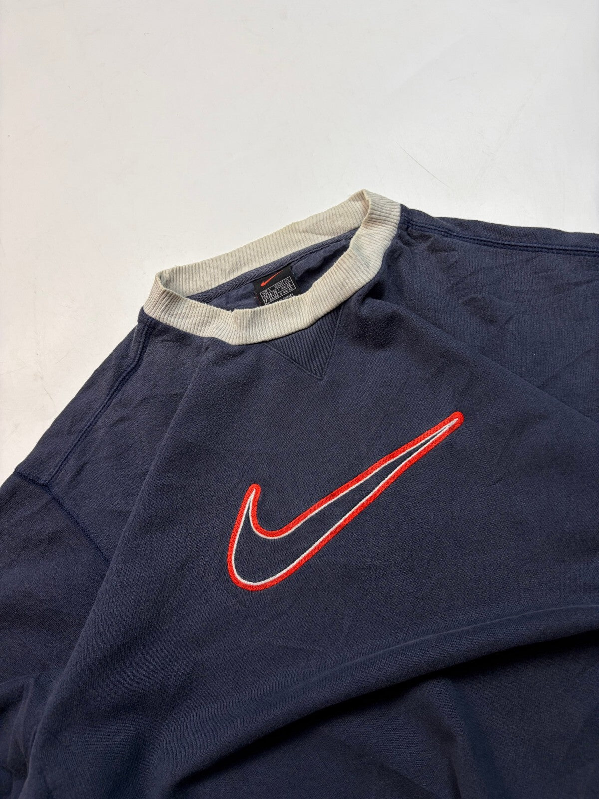 Vintage 90s Nike centre swoosh sweatshirt (S)