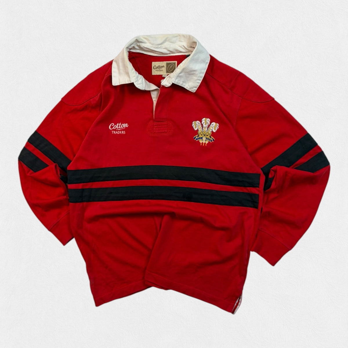 Vintage 2000s Wales Cotton Traders supporters rugby shirt (M)