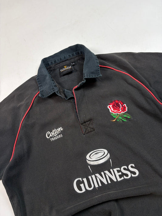 Vintage England Guinness Cotton Traders rugby union shirt (L)