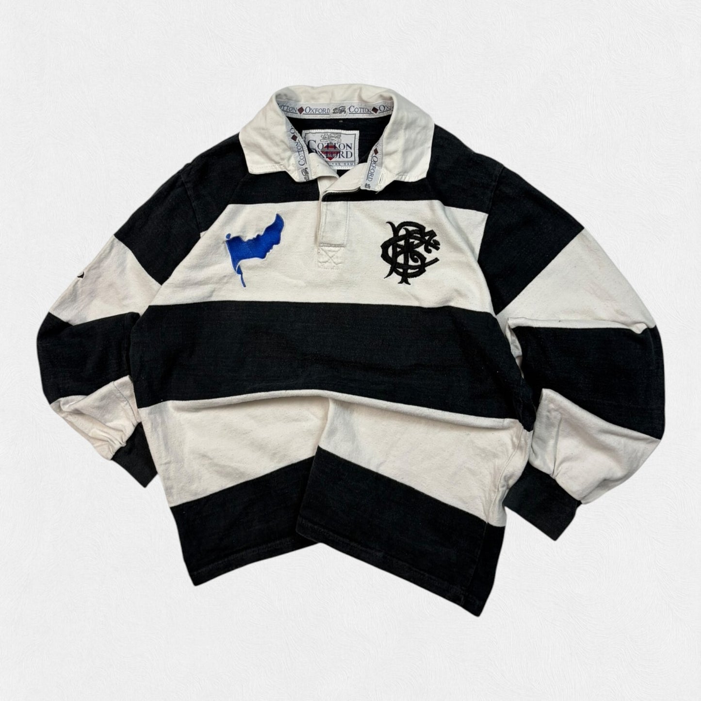 Vintage Barbarians 1993/94 Cotton Oxford rugby shirt (M)