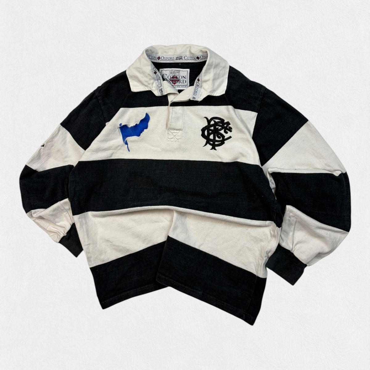 Vintage Barbarians 1993/94 Cotton Oxford rugby shirt (M)
