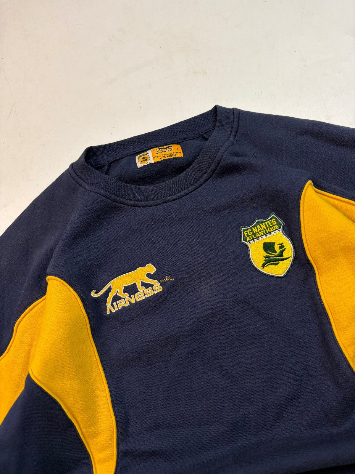 Vintage FC Nantes 2006/07 Airness training football sweatshirt (L)