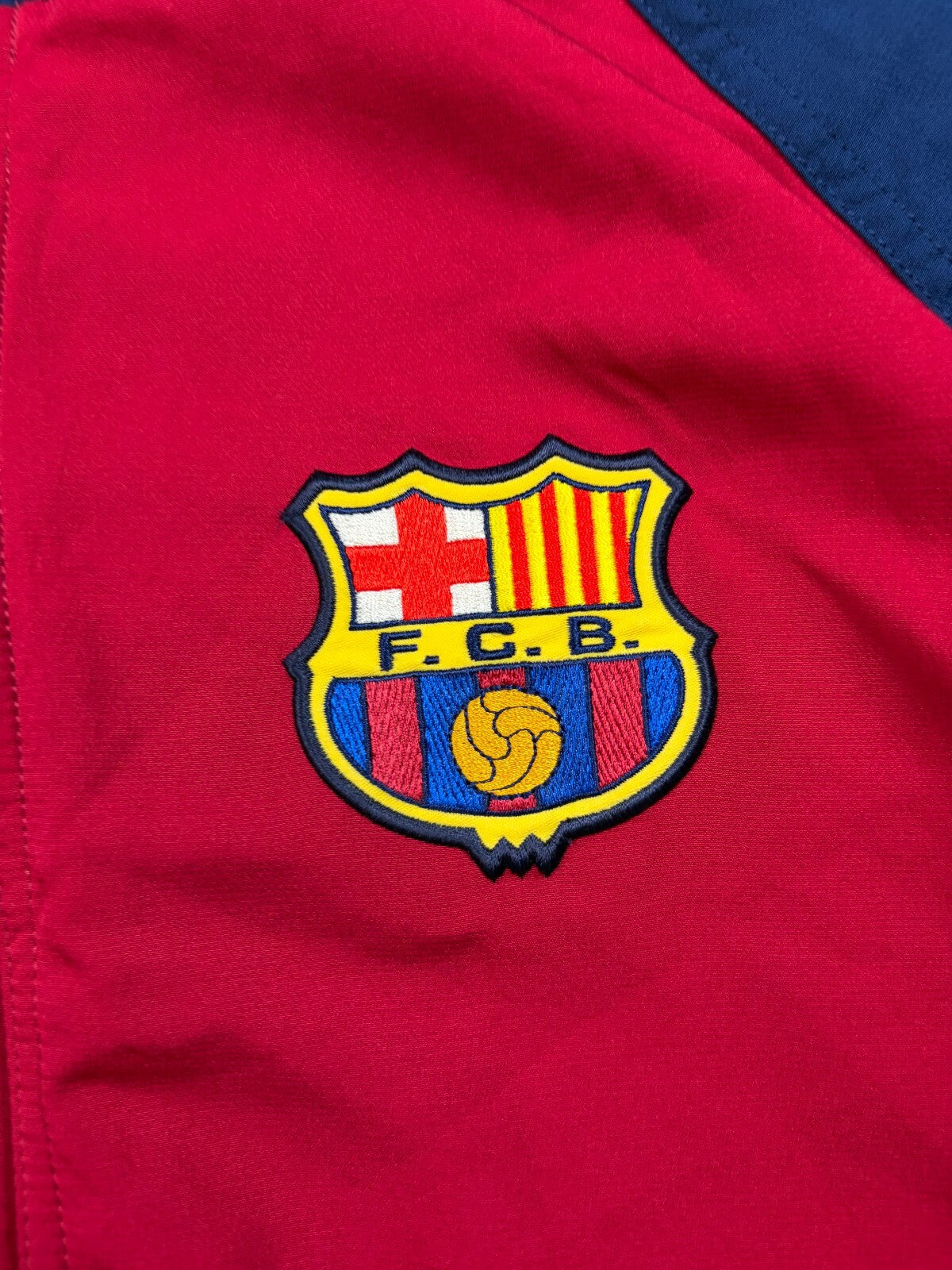 Vintage Barcelona 1998-00 Nike football track jacket (XXL)